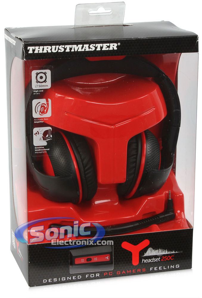 Thrustmaster Y-250C - Red/Black Image 16