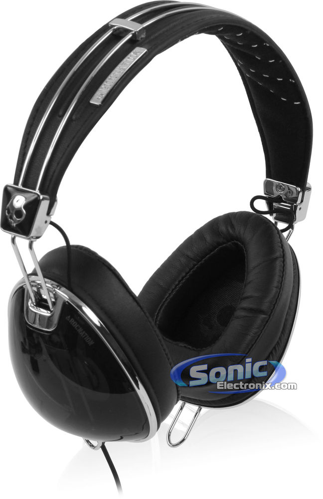 Skullcandy S6AVCM-003 Aviator Roc Nation Over-Ear Headphones Headset (Black) Open Box Image 15
