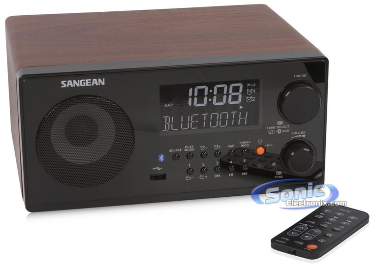 Sangean WR-22WL (Dark Walnut WR-22) Image 1