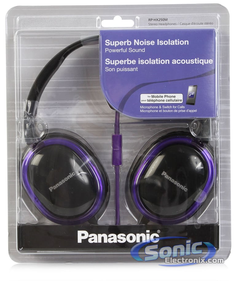 Panasonic RP-HX250M-V Street Band - Violet Purple Image 7