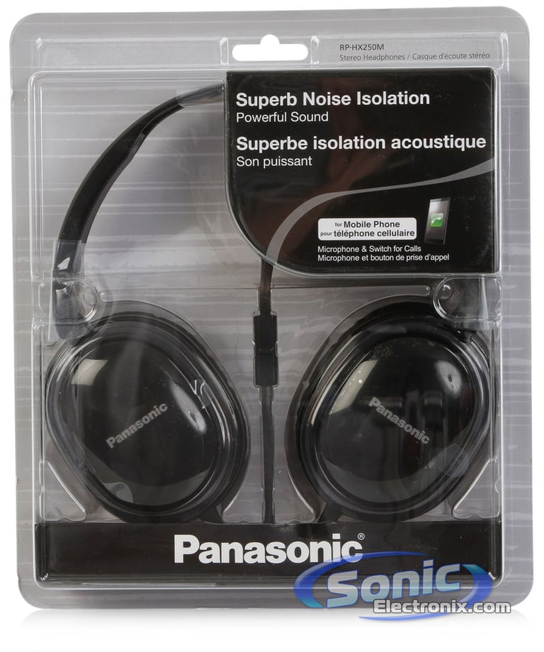 Panasonic RP-HX250M-K - Black/Gray Image 7