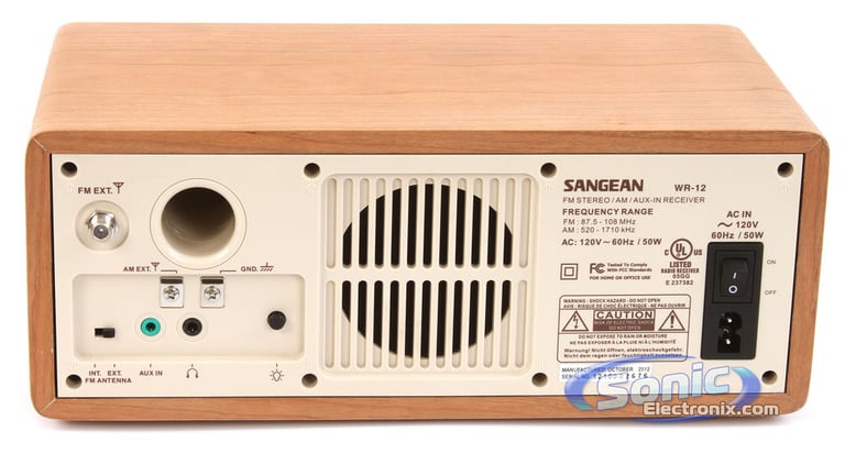 Sangean WR-12 (Walnut) Image 2