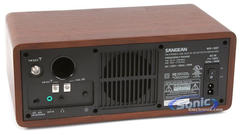 Sangean WR-12BT (Dark Walnut) Image 3