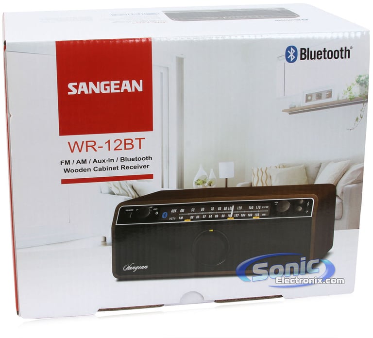 Sangean WR-12BT (Dark Walnut) Image 6