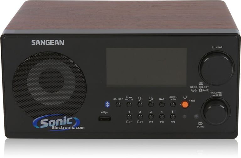 Sangean WR-22WL (Dark Walnut WR-22) Image 2