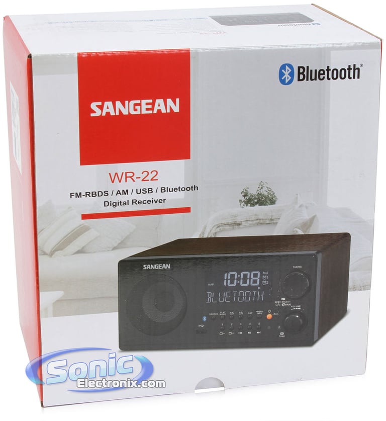 Sangean WR-22WL (Dark Walnut WR-22) Image 7