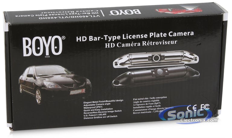 HD CCD Lens Bar-Type License Plate Camera w/Adjustable Gridlines Image 6