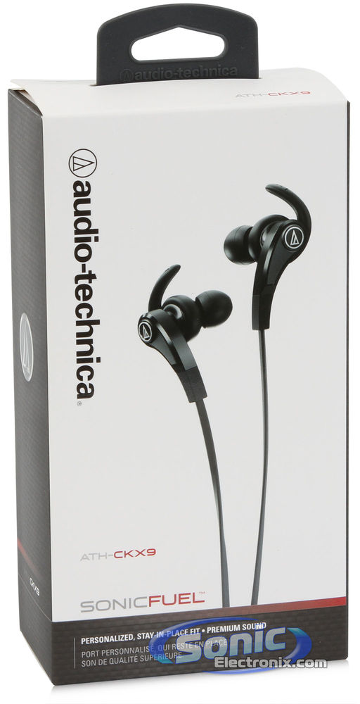 Audio Technica ATH-CKX9 SonicFuel - Black Image 8