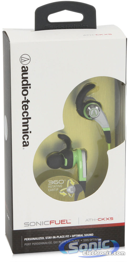 Audio Technica ATH-CKX5 SonicFuel - Green Image 8