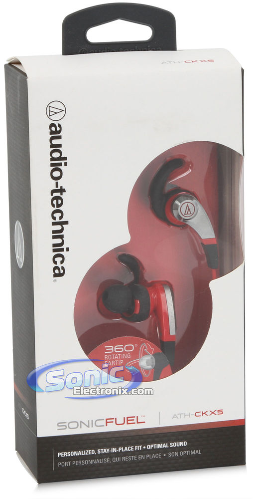 Audio Technica ATH-CKX5 SonicFuel - Red Image 8
