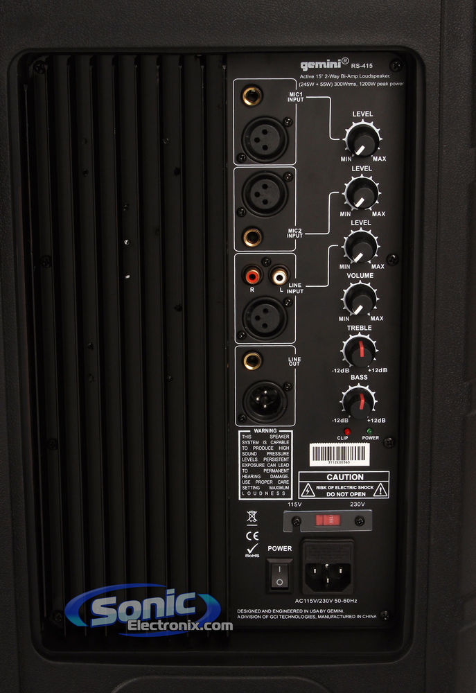 Gemini RS415-CNTRL7 Professional DJ System Image 6