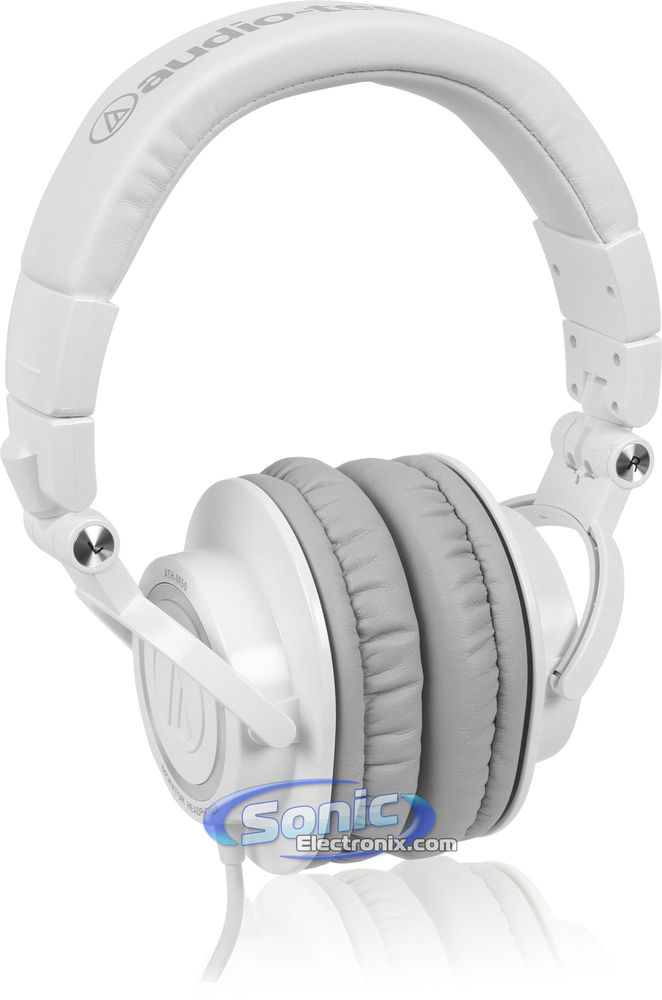 Audio Technica ATH-M50 Monitor Headphones and NuForce MMP Portable Amplifier (White) Image 2