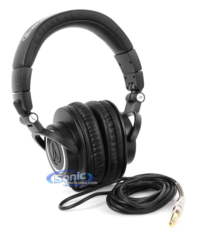 Klipsch KMC 1 Blue with Audio Technica ATH-M50s Image 2