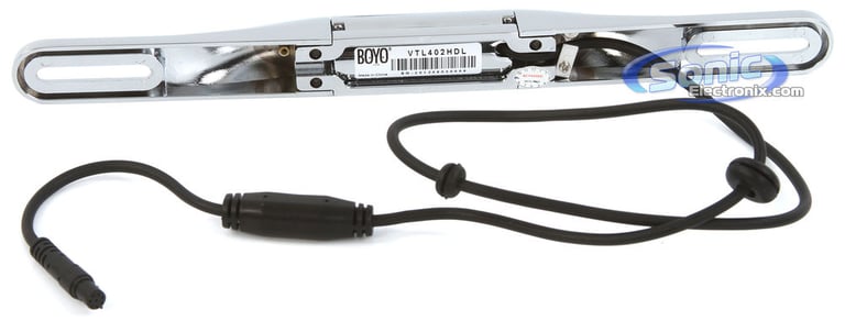 HD Bar Type License Plate Rear-View Back-up Camera With LED Light Image 3
