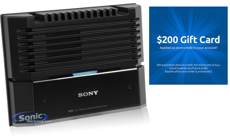 Sony XM-GS400 with $200 eGift Card Image 1