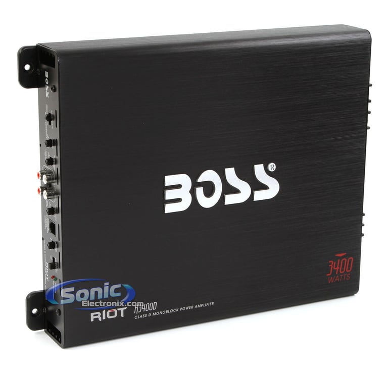 Boss 15" Sub, Amp, Box and Kit Loaded Bass Package Image 4