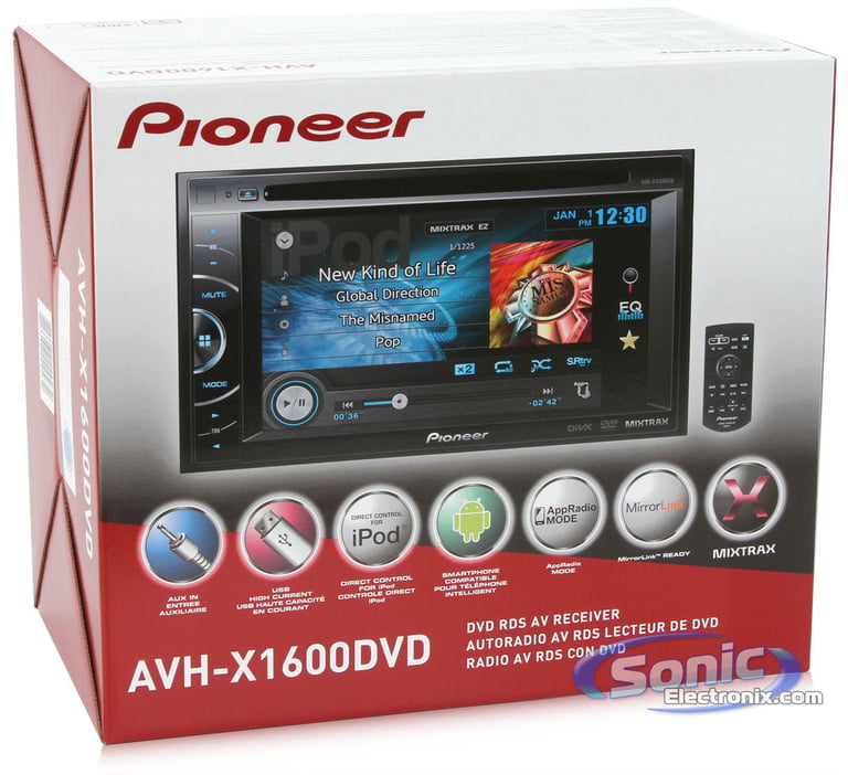 Pioneer AVH-X1600DVD Image 9
