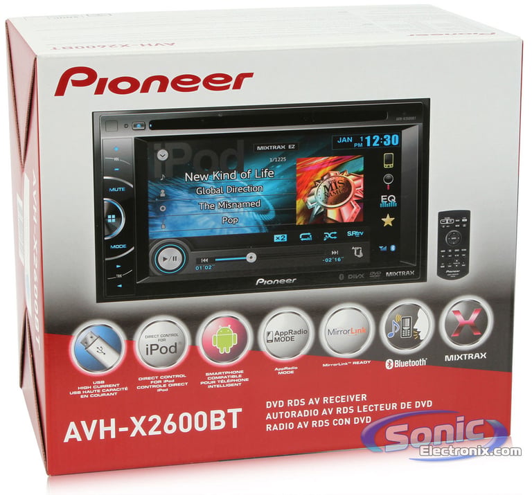 Pioneer AVH-X2600BT Image 9