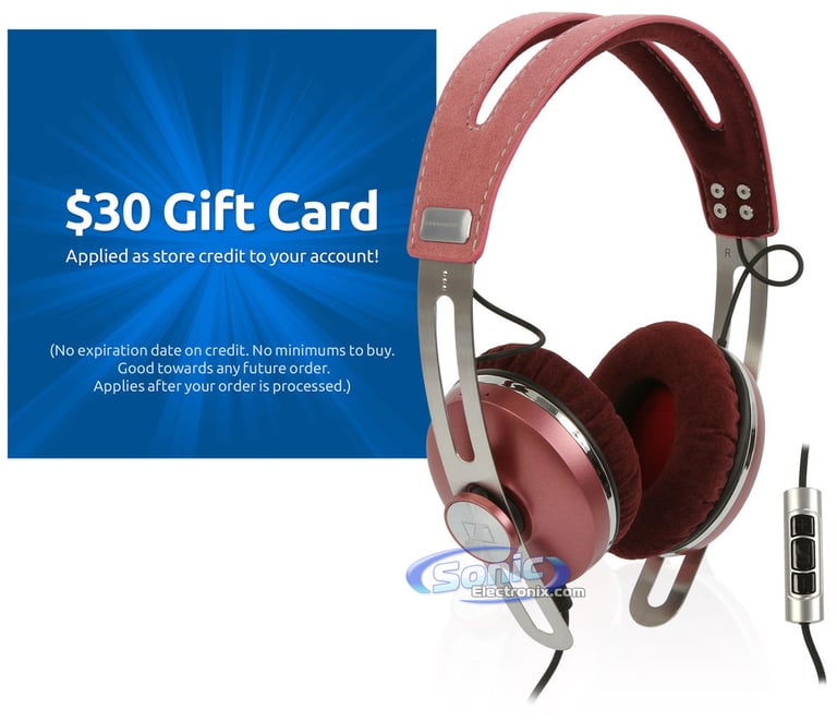 Sennheiser Momentum On-Ear Pink + $30 eGift Card Image 1