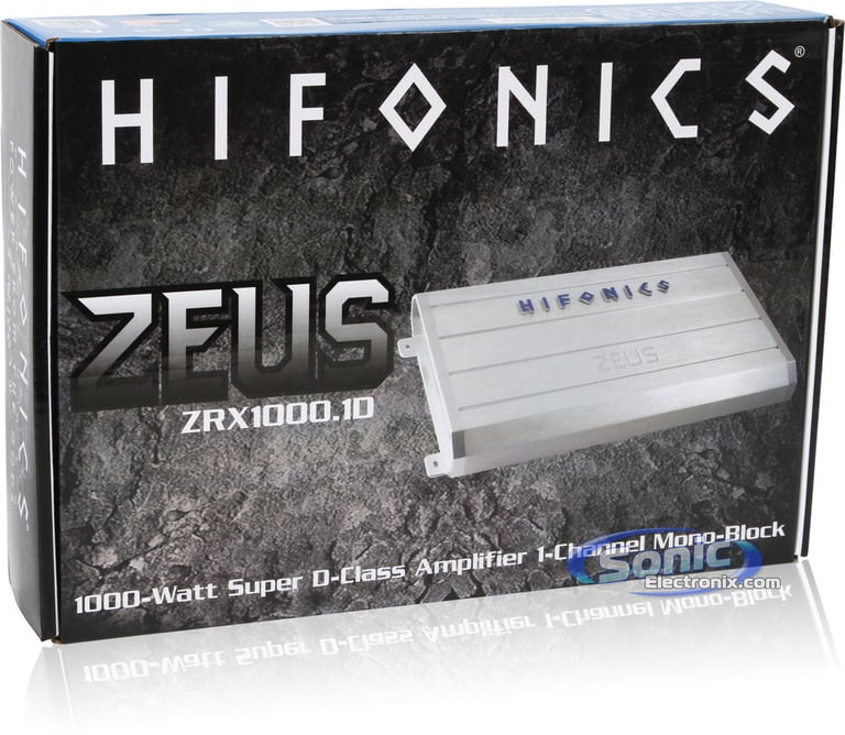 Hifonics ZRX1000.1D + Maxxlink 1.5 Farad Capacitor Image 6