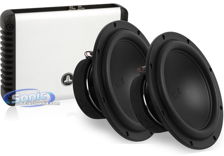 JL Audio HD1200/1 Amp + (2) NVX XQW124 Subs Image 1