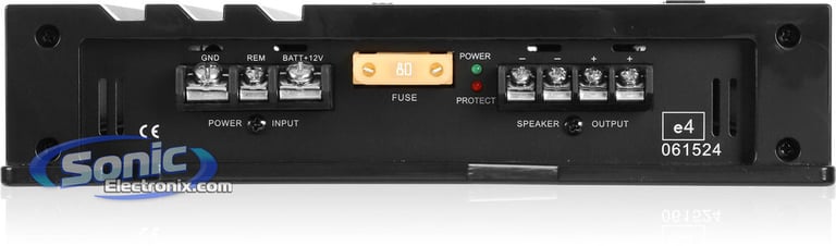 Crunch DRA1850.1D + 4 Gauge Amp Kit Image 6