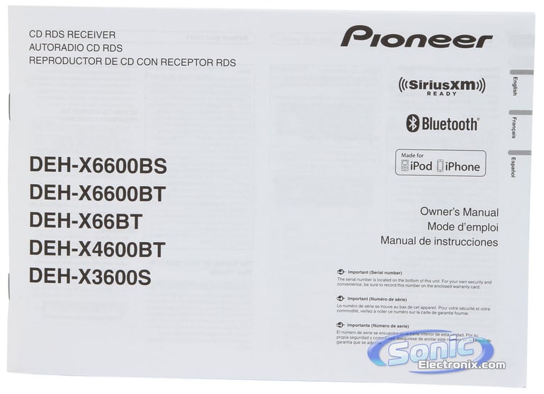 Pioneer DEH-X4600BT Image 8