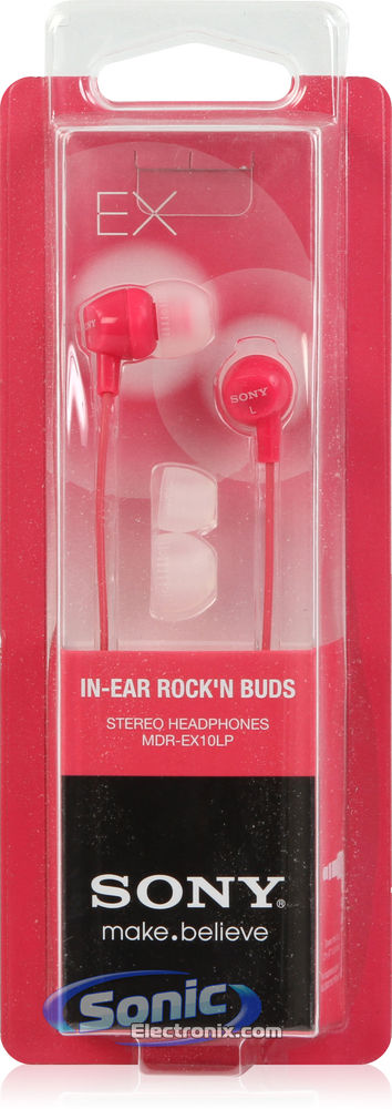 Sony MDR-EX10LP Hot Pink (2-Pack) Image 3