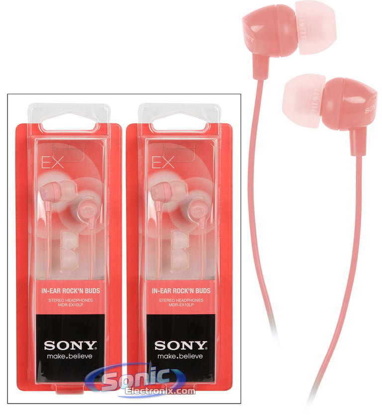 Sony MDR-EX10LP Light Pink (2-Pack) Image 1