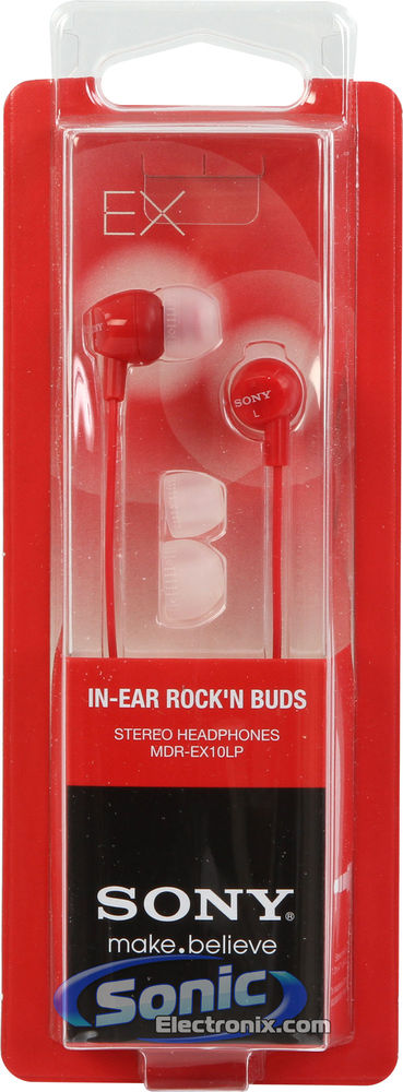 Sony MDR-EX10LP Red (2-Pack) Image 2