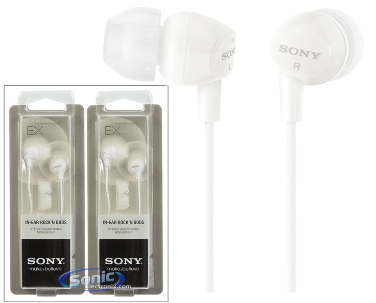 Sony MDR-EX10LP White (2-Pack) Image 1