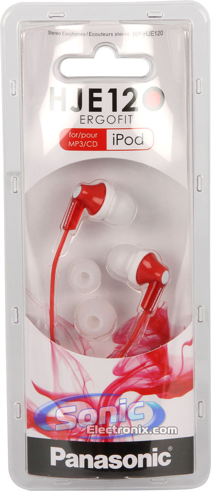 Panasonic RP-HJE120-R Red (2 PACK) Image 3