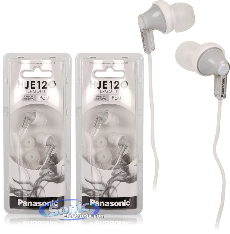 Panasonic RP-HJE120-S Silver (2 PACK) Image 1