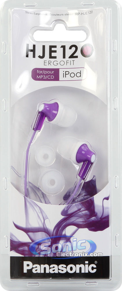 Panasonic RP-HJE120-V Violet (2 PACK) Image 3