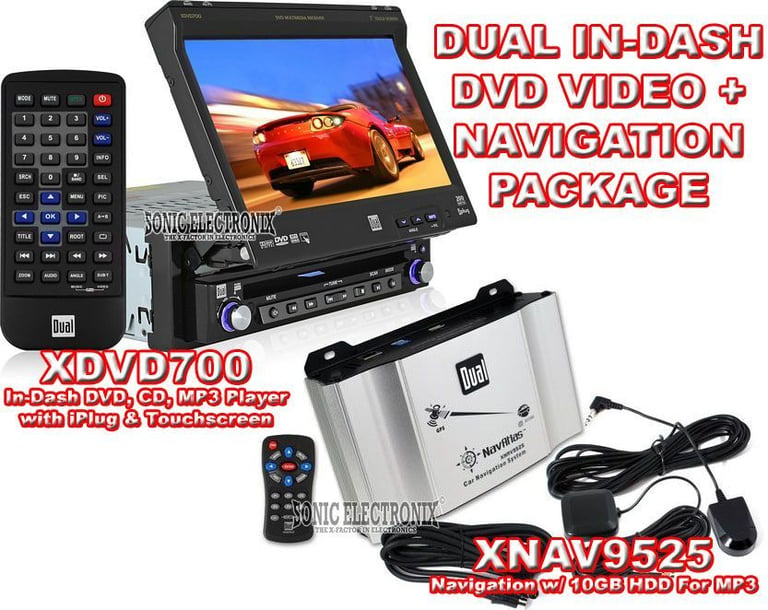 Video + Navigation Combo: Dual XDVD700 + Dual XNAV9525 Image 1