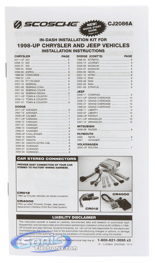 Scosche CJ2086A Image 2