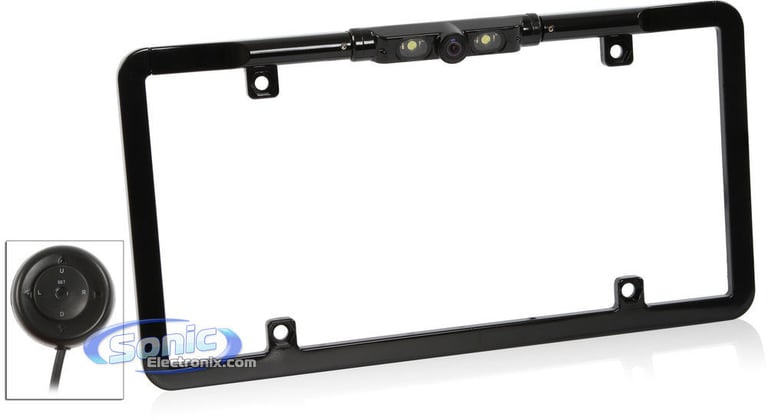 BOYO Vision License Plate Frame Rear-View Back-Up Camera and In-Car Digital Rear View Monitor Image 3