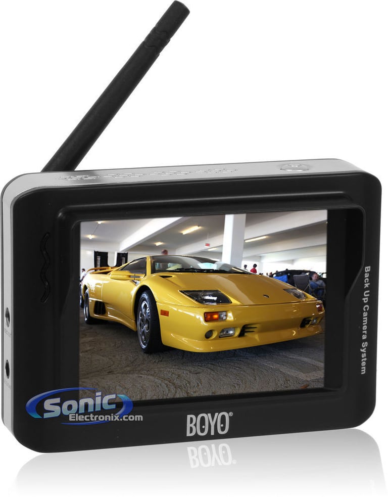 BOYO Vision Universal Bar Type Back-Up Camera and LCD Digital Wireless Monitor Image 2