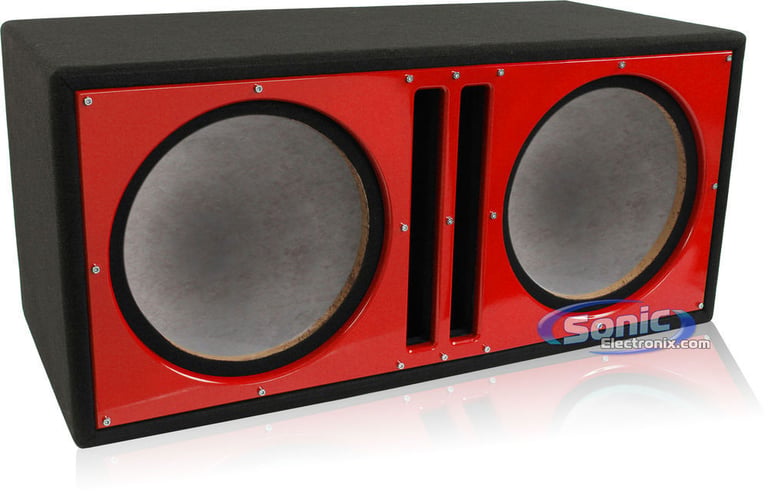 2 12" Kicker CompR Series Subwoofers w/ Ported Enclosure Image 3