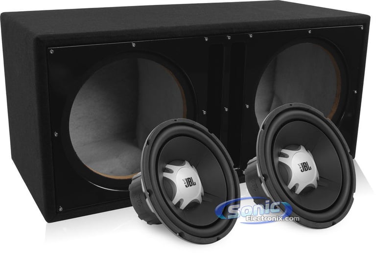 Dual 12" JBL GT Series Subwoofers w/ Ported Enclosure Image 1