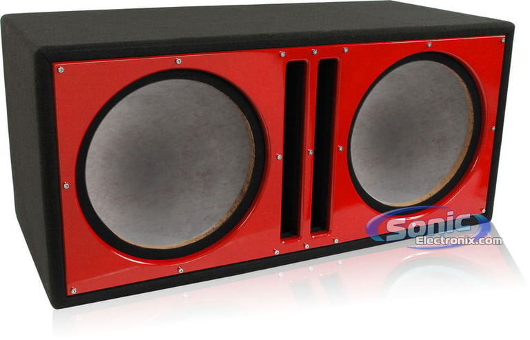Dual 12" Alpine Type-R Series Subwoofers w/ Ported Enclosure Image 3