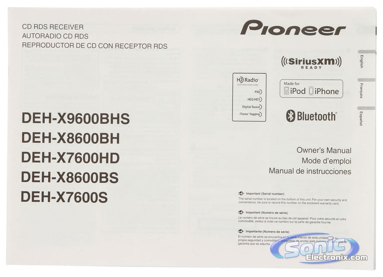 Pioneer DEH-X8600BS Image 9