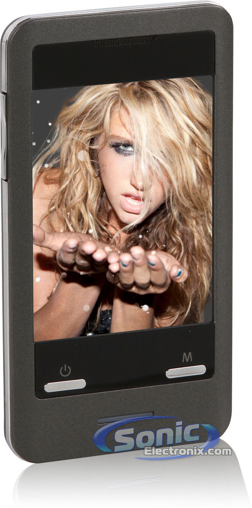 Coby MP828-4GBLK 4GB Portable 2.8" Touch Screen MP3/MP4 Video Media Player (MP828-4G Black) Image 2