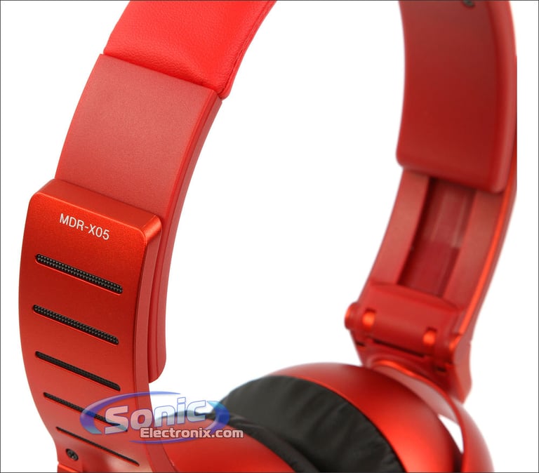Sony MDR-X05 - Black/Red Image 8