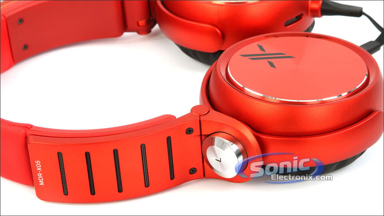 Sony MDR-X05 - Black/Red Image 10