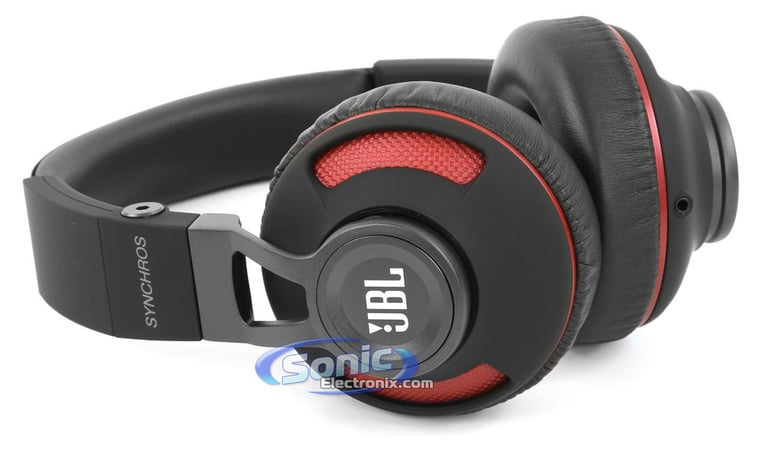 JBL Synchros S300A - Black/Red Image 3