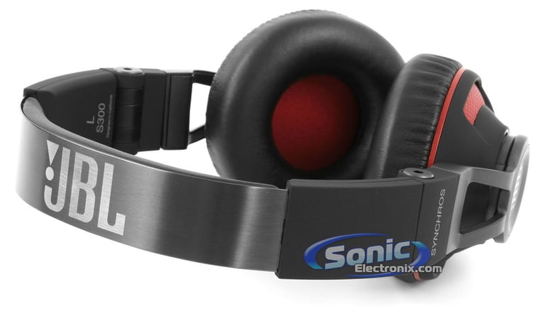 JBL Synchros S300A - Black/Red Image 6