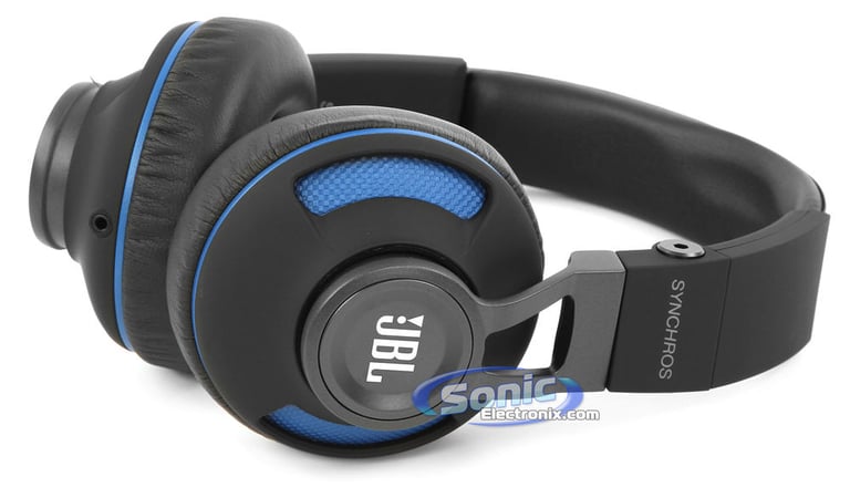 JBL Synchros S300A - Black/Blue Image 4