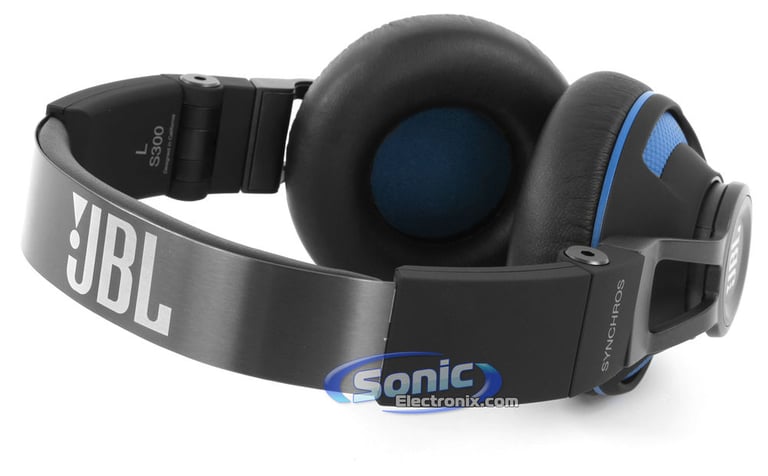 JBL Synchros S300A - Black/Blue Image 5
