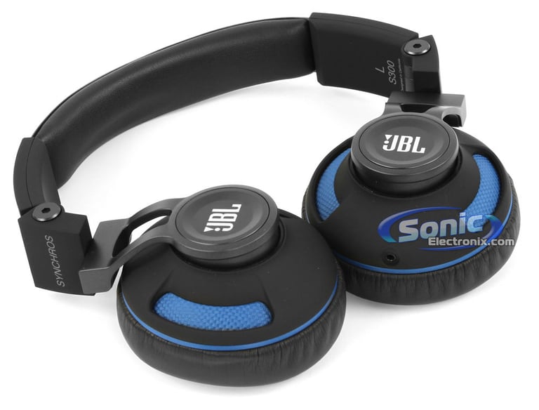 JBL Synchros S300A - Black/Blue Image 6